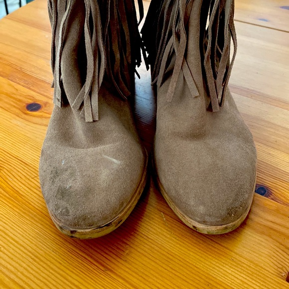 Michael Kors Fringed Suede Bootie Women’s 10 - Picture 4 of 4